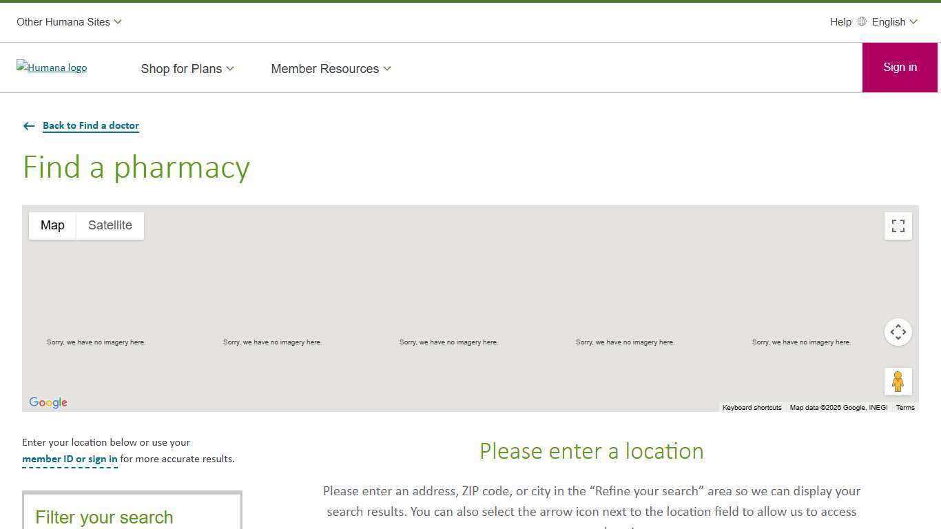 Pharmacy Search - Humana